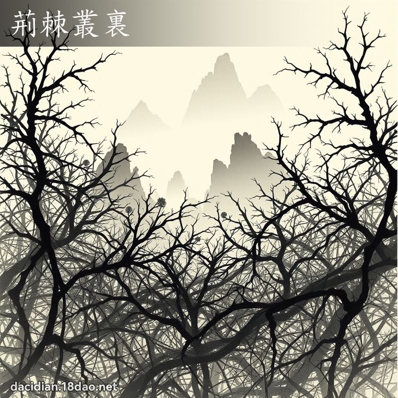 荆棘丛裏 配图