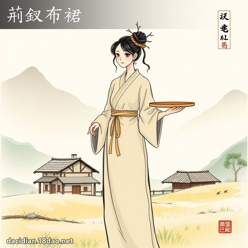 荆釵布裙 配图