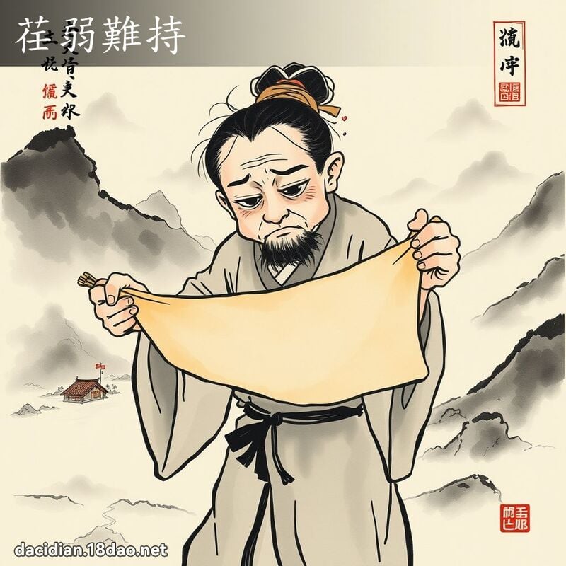 荏弱难持 配图
