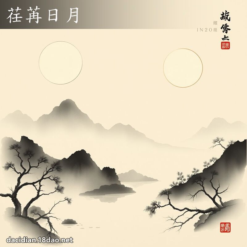 荏苒日月 配图