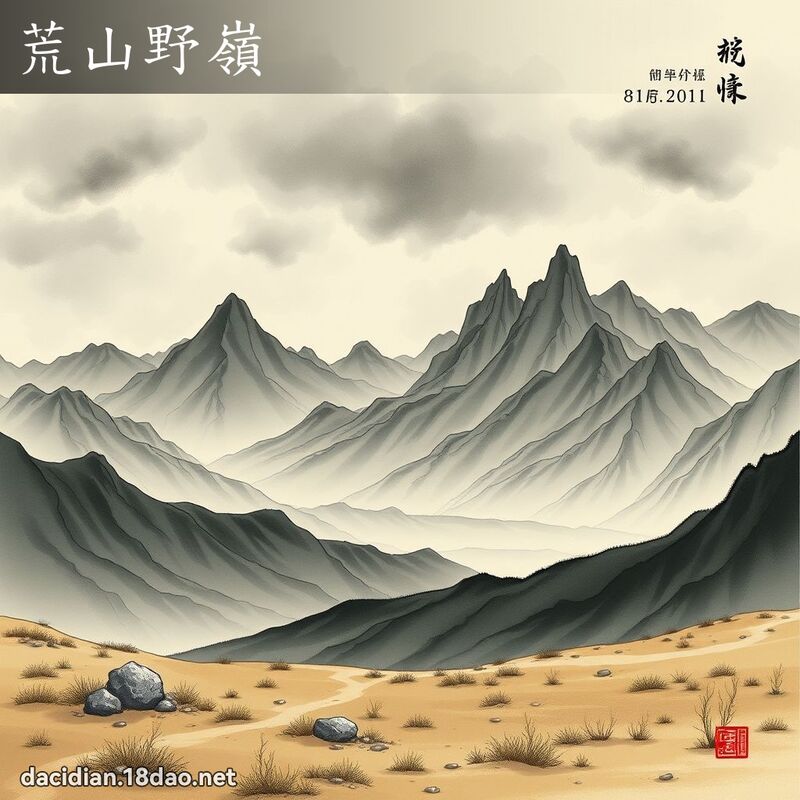 荒山野岭 配图