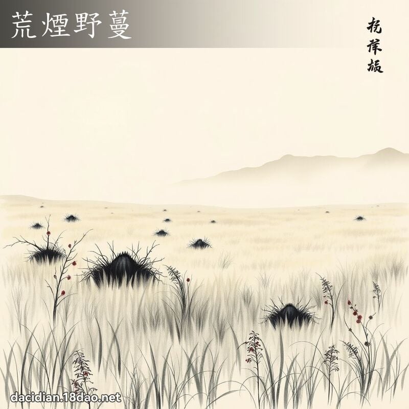 荒烟野蔓 配图