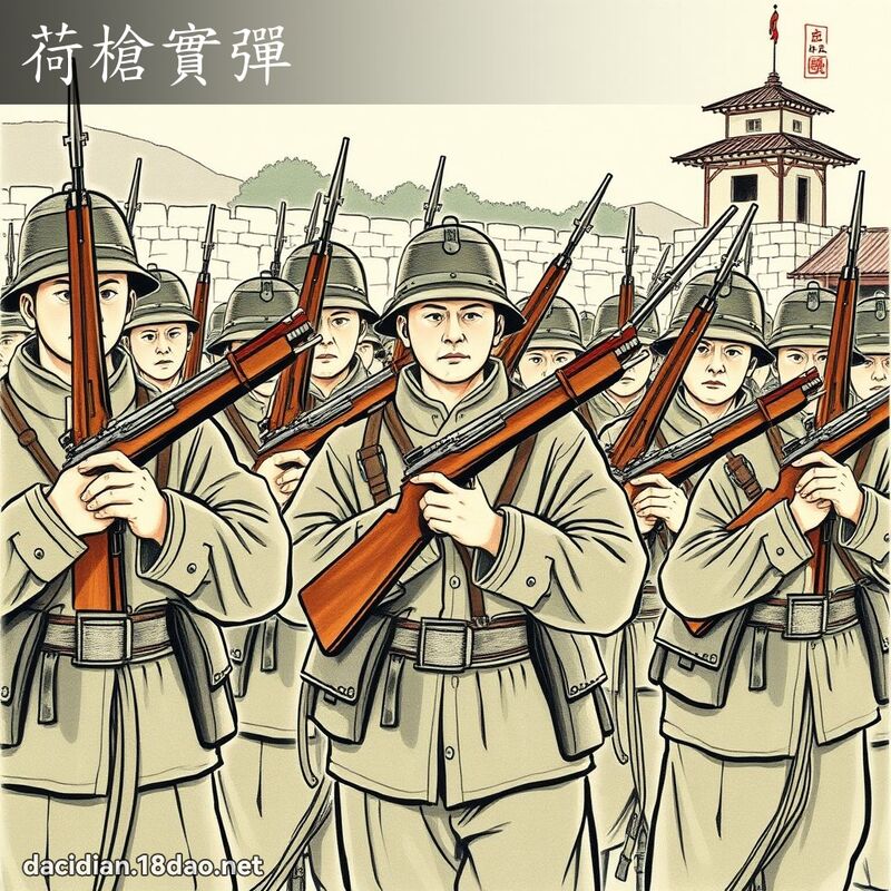 荷枪实弹 配图