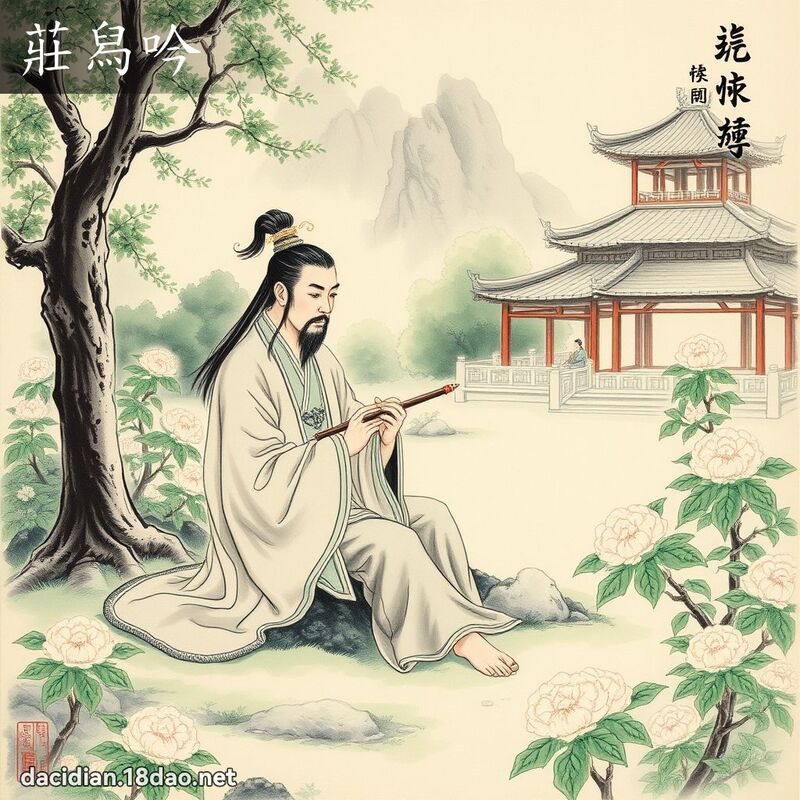 庄舄吟 配图