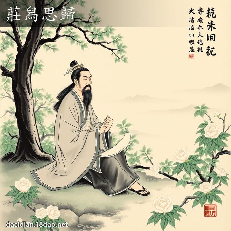 庄舄思归 配图