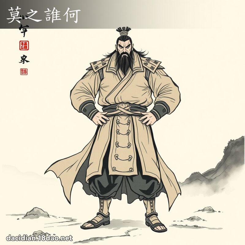 莫之谁何 配图