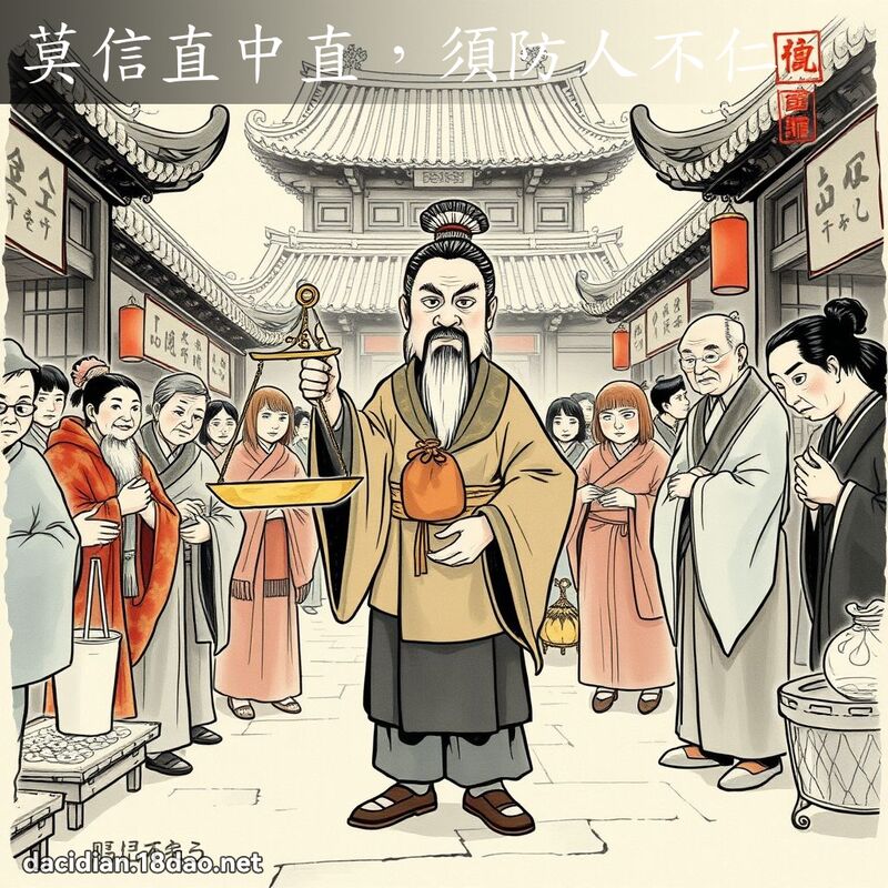 莫信直中直,须防人不仁 配图