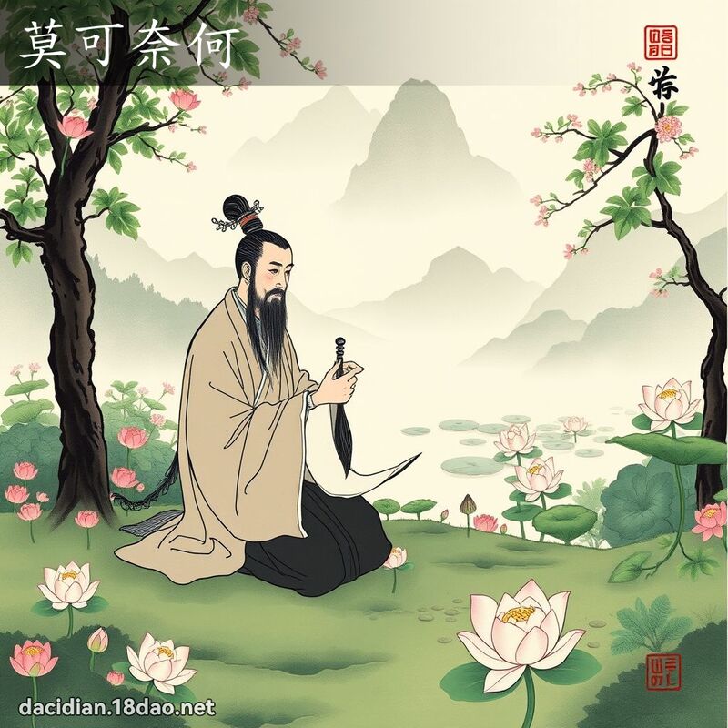 莫可奈何 配图