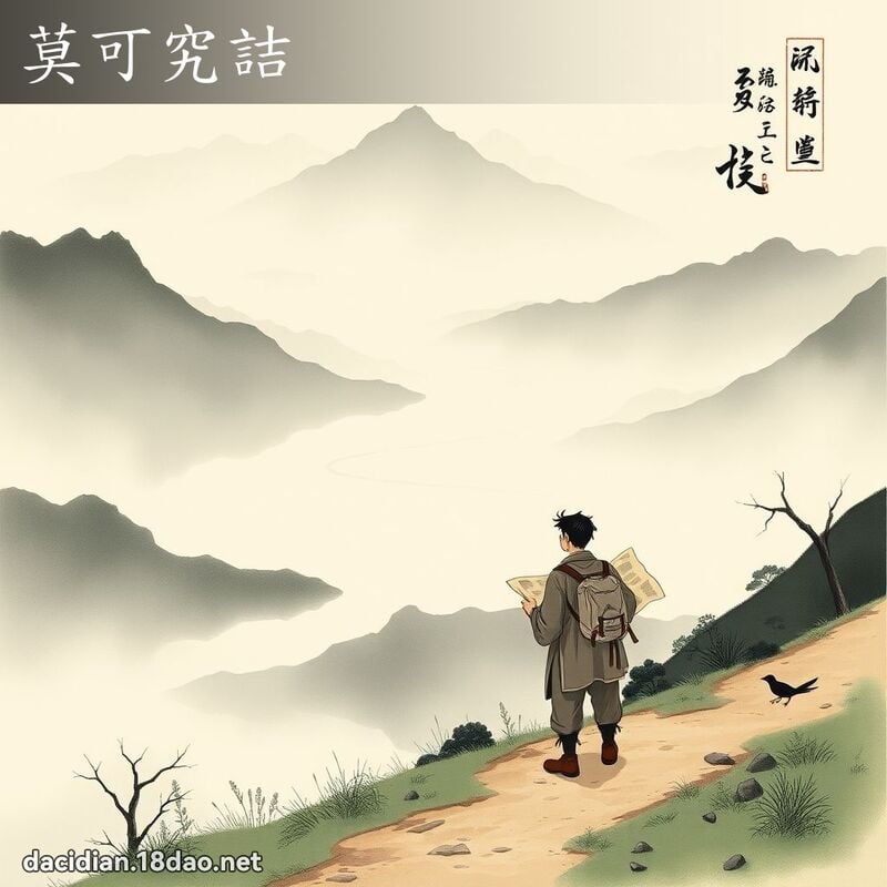 莫可究詰 配图