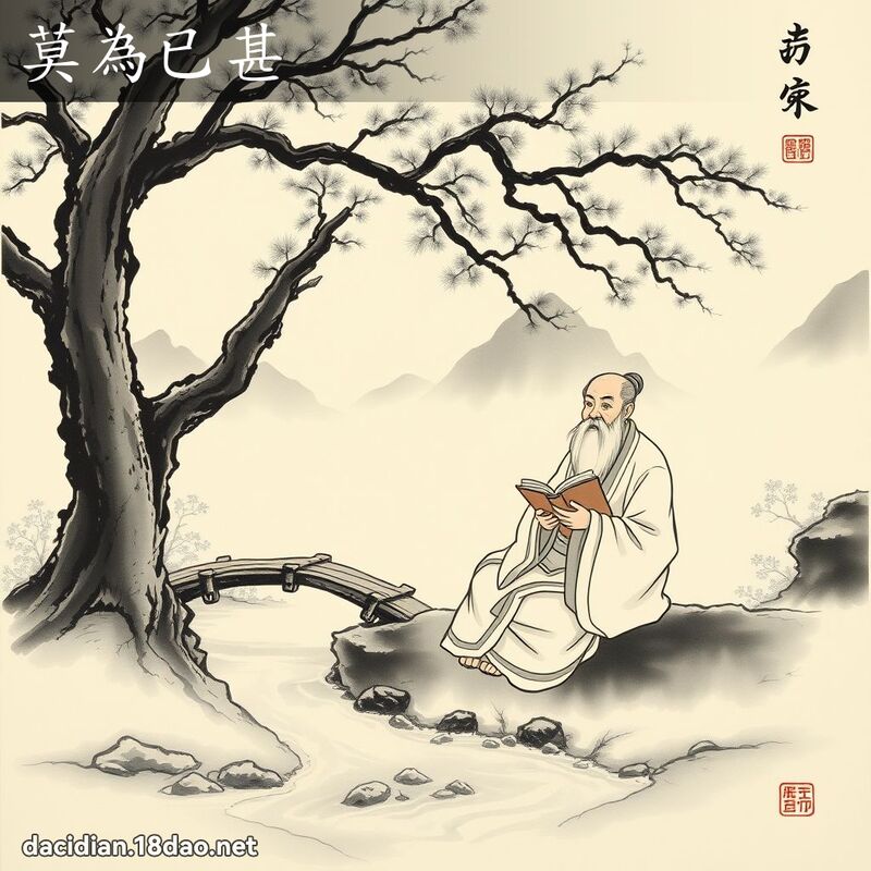 莫为已甚 配图