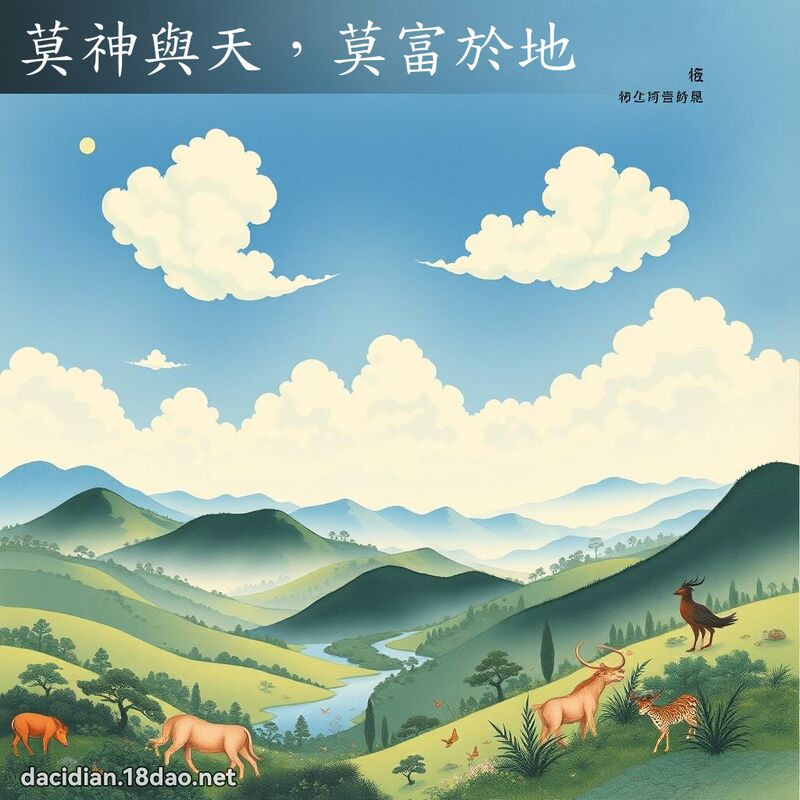 莫神与天,莫富於地 配图