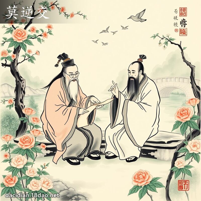 莫逆交 配图