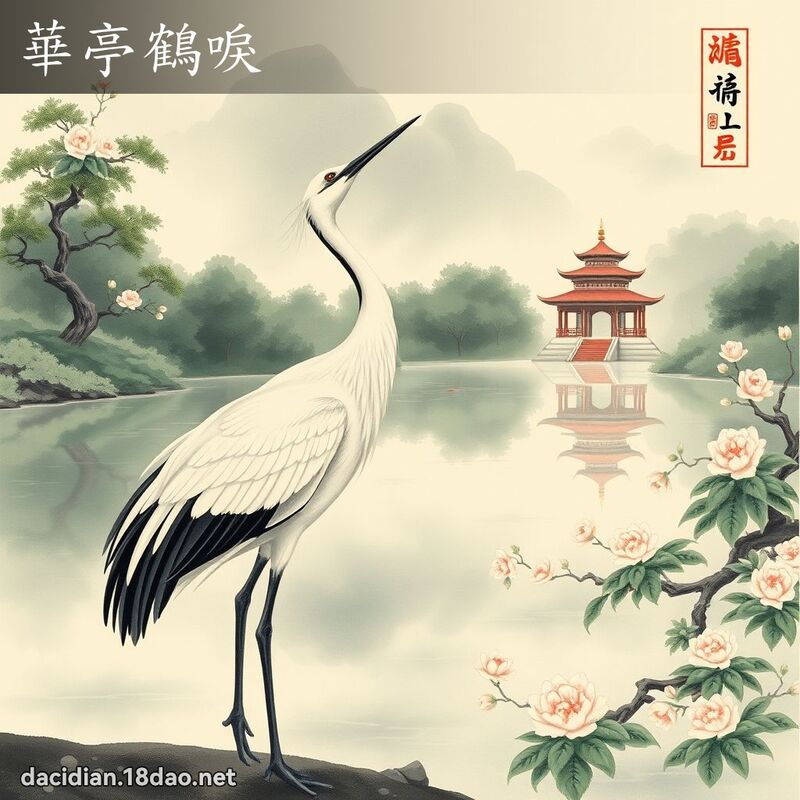 华亭鹤唳 配图