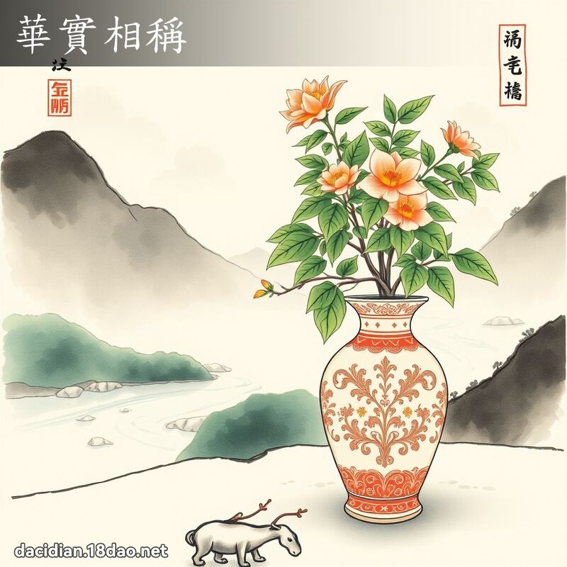 华实相称 配图
