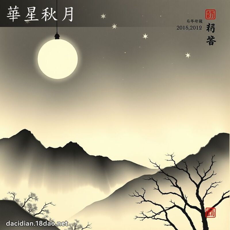 華星秋月 配图