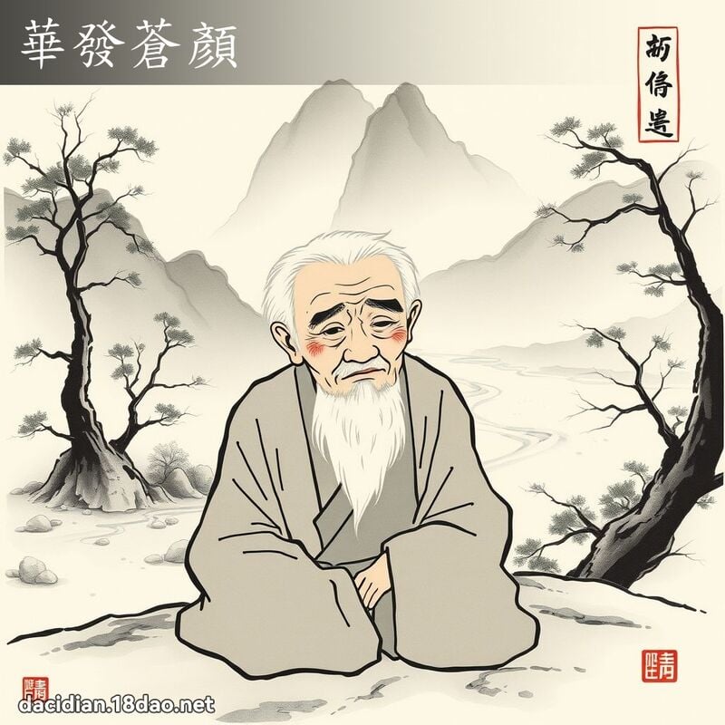 华发苍顏 配图