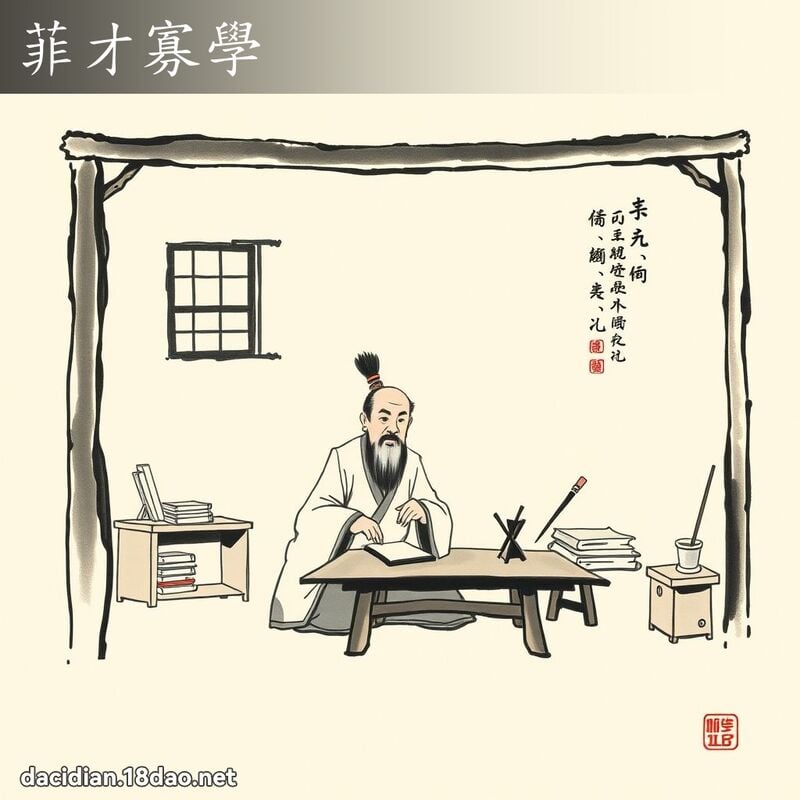 菲才寡学 配图