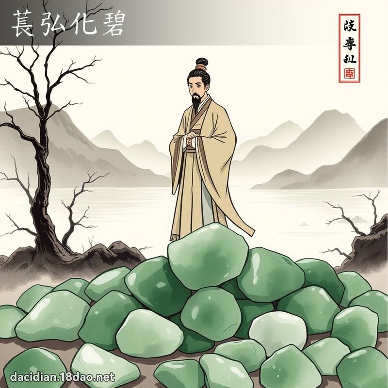 萇弘化碧 配图