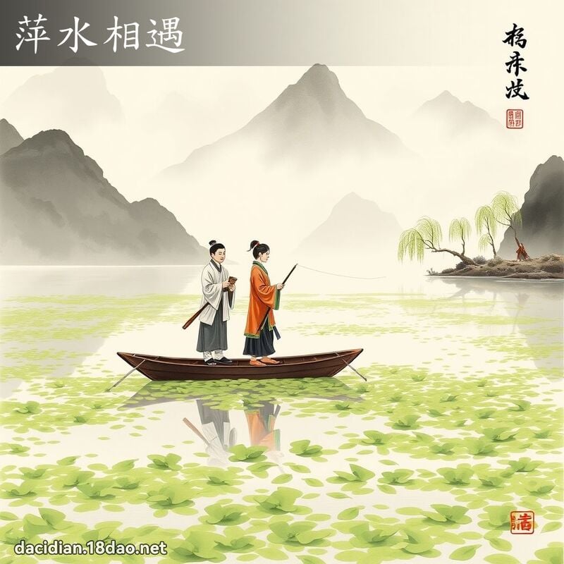 萍水相遇 配图