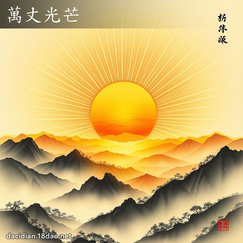 万丈光芒 配图
