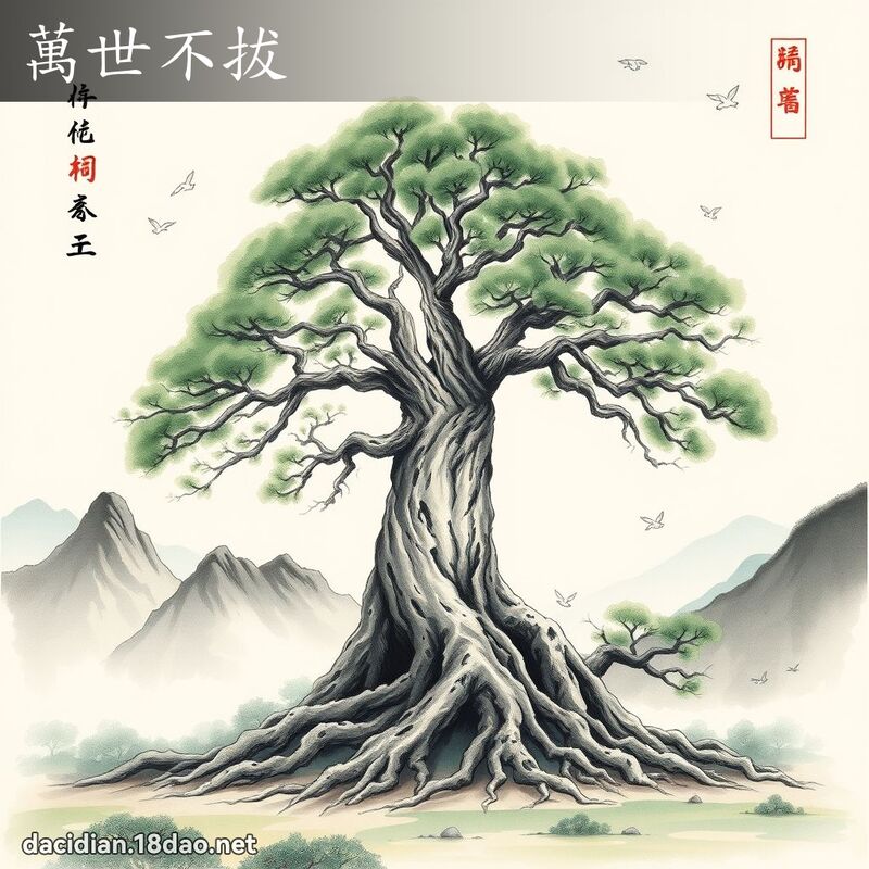 万世不拔 配图