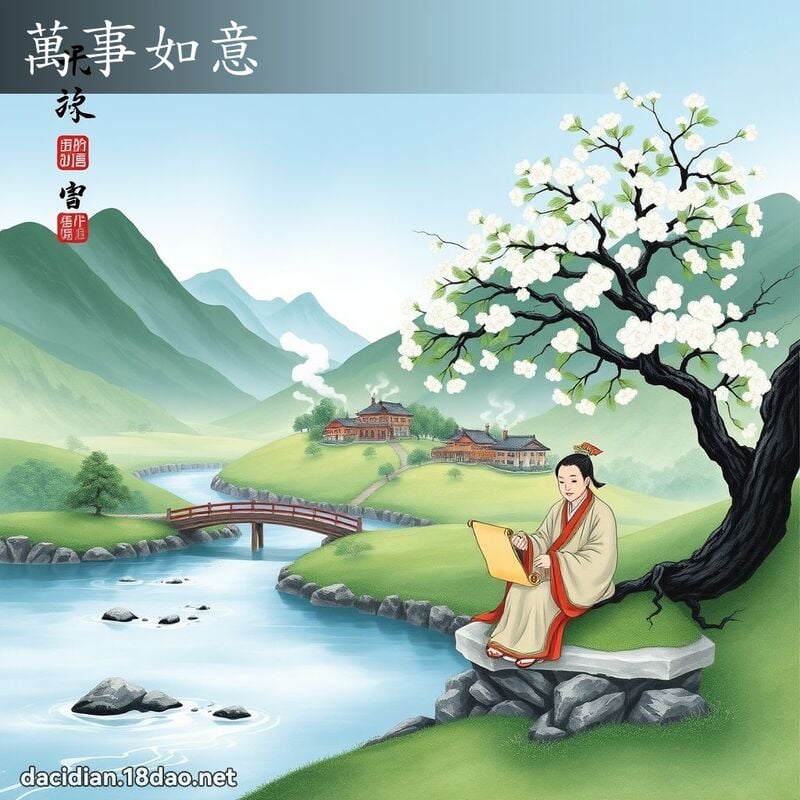 万事如意 配图