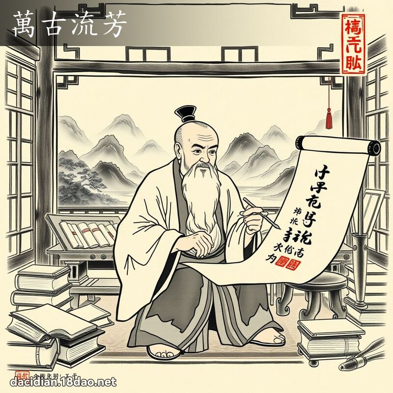 万古流芳 配图
