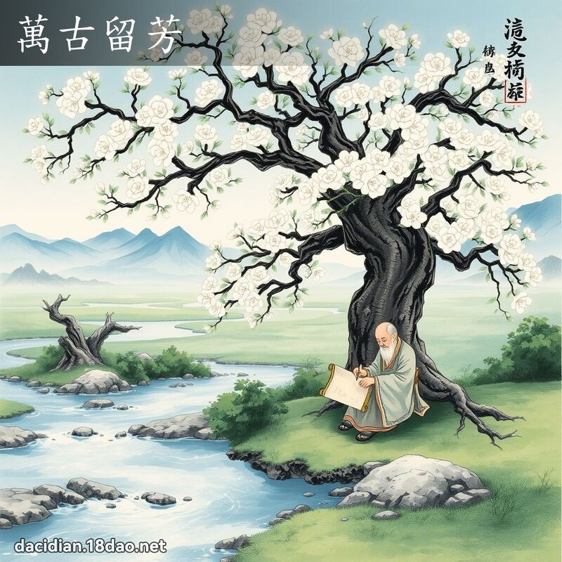 万古留芳 配图