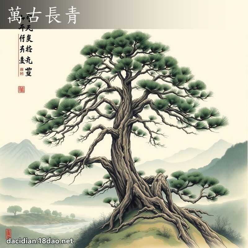 万古长青 配图