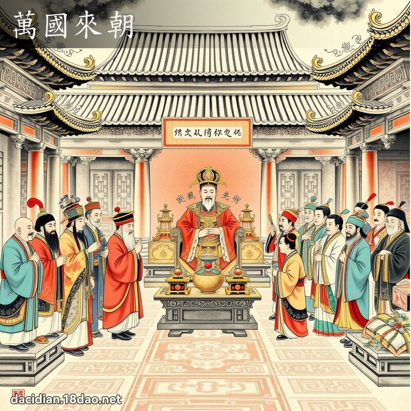 万国来朝 配图