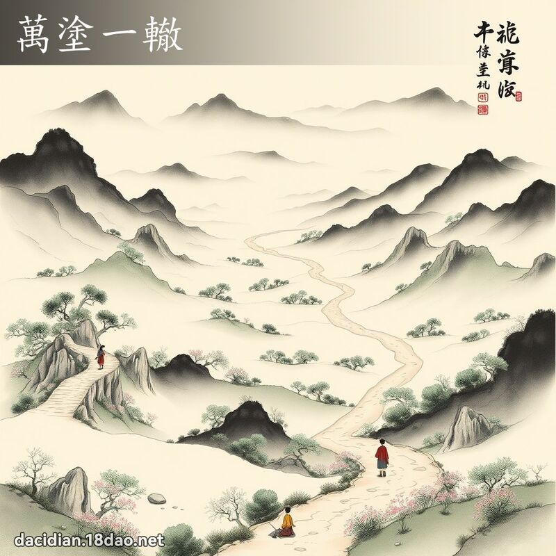 万涂一辙 配图
