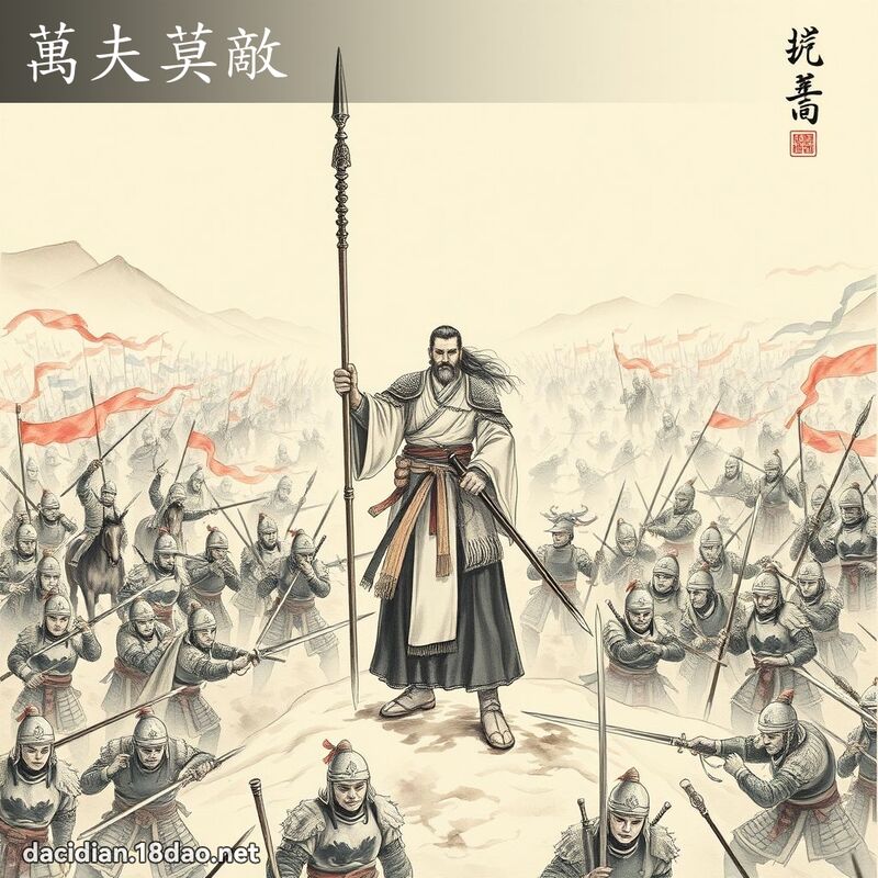 万夫莫敌 配图