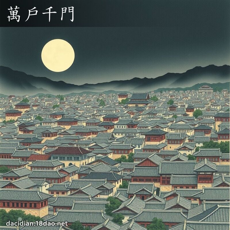 万户千门 配图