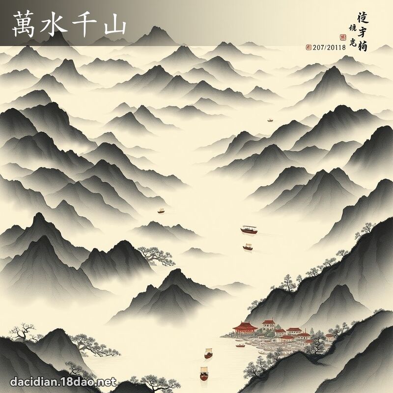 万水千山 配图