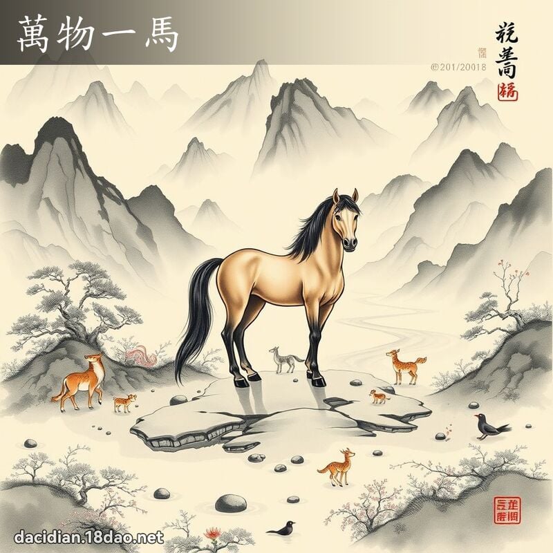 万物一马 配图