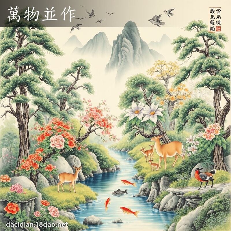万物並作 配图