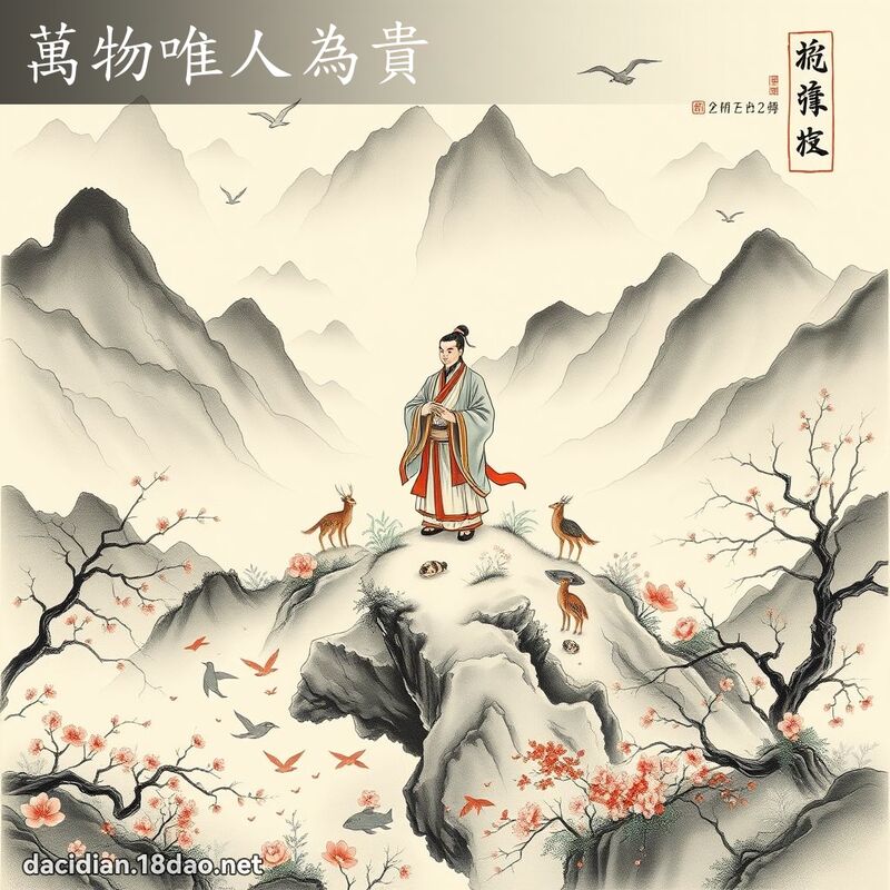 万物唯人为贵 配图