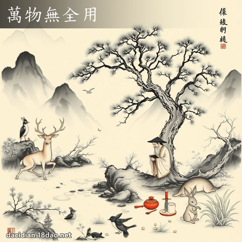 万物无全用 配图