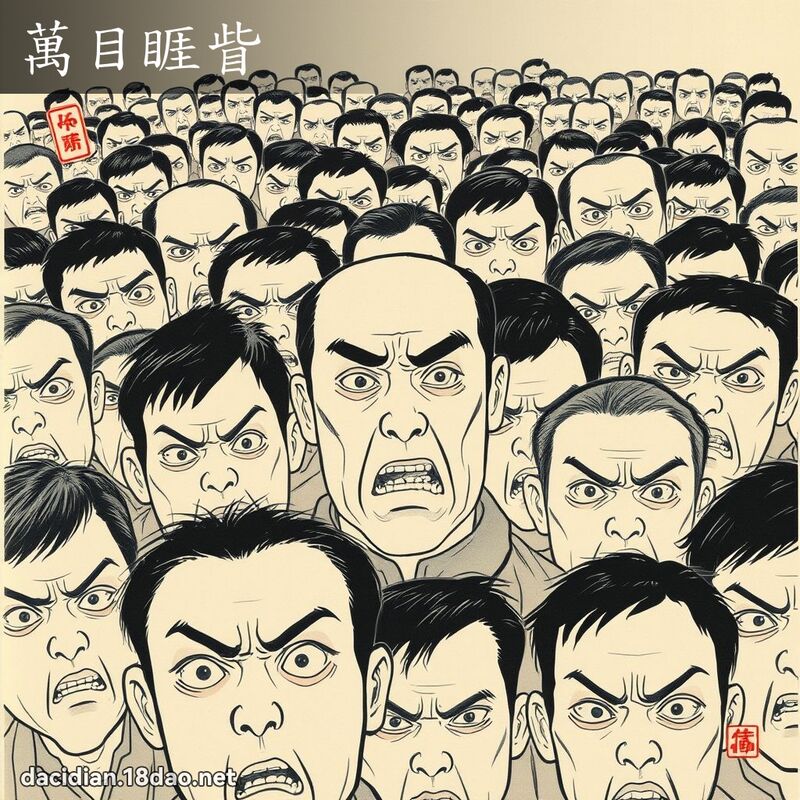 万目睚眥 配图