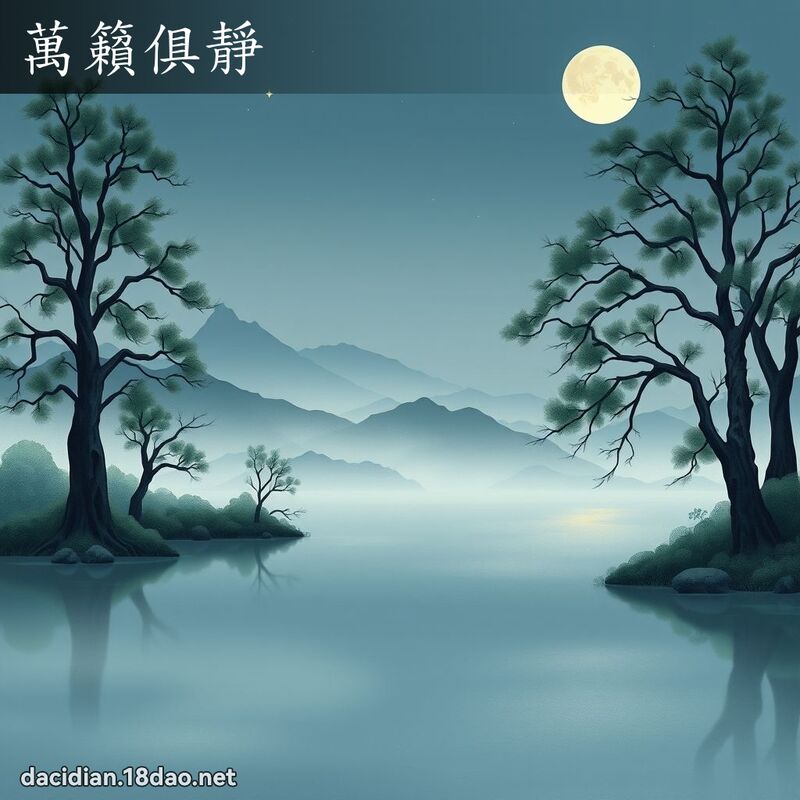 万籟俱静 配图