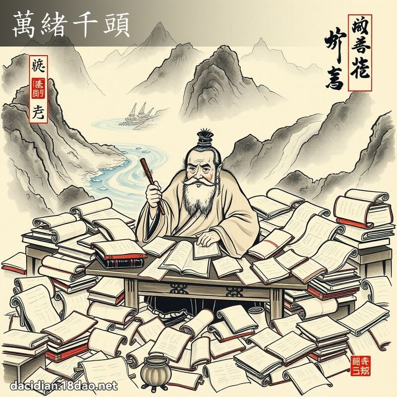 万绪千头 配图