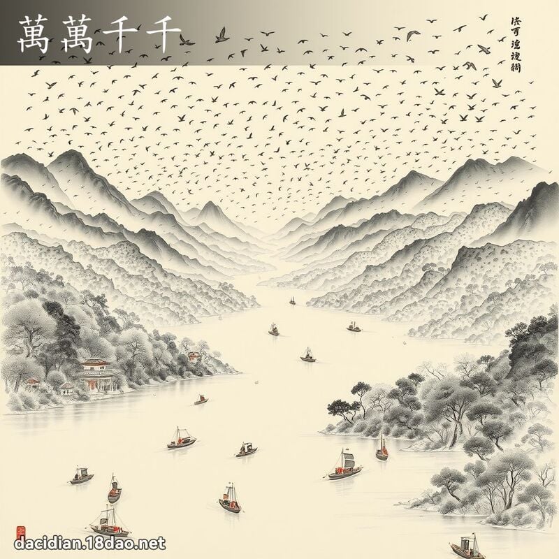 万万千千 配图
