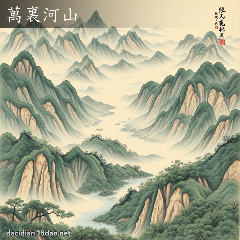 万裏河山 配图