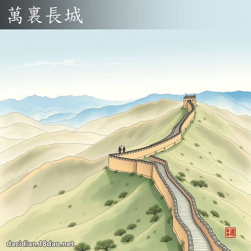 万裏长城 配图