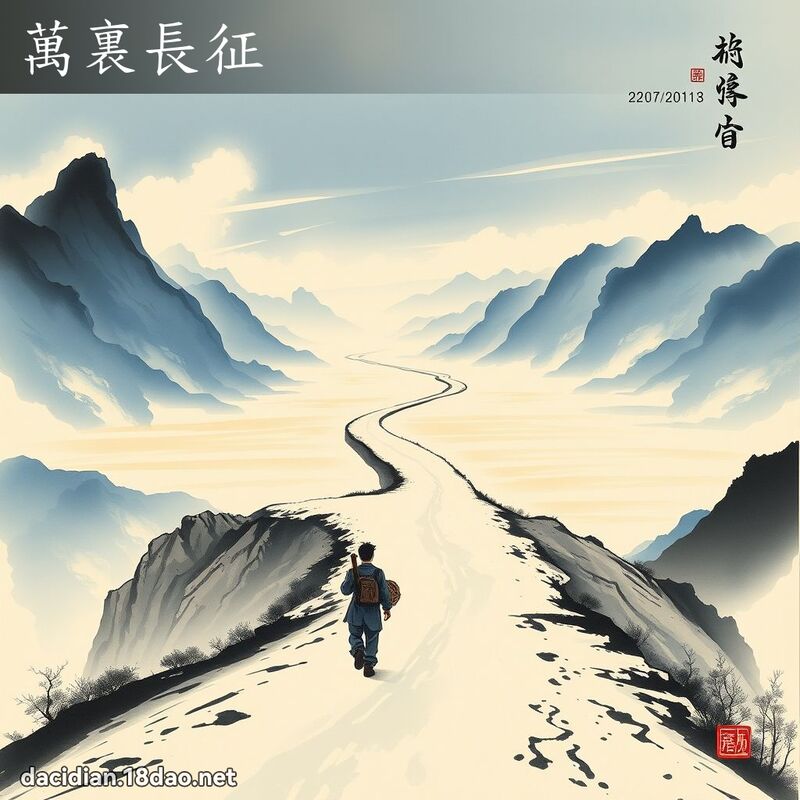 萬裏長征 配图
