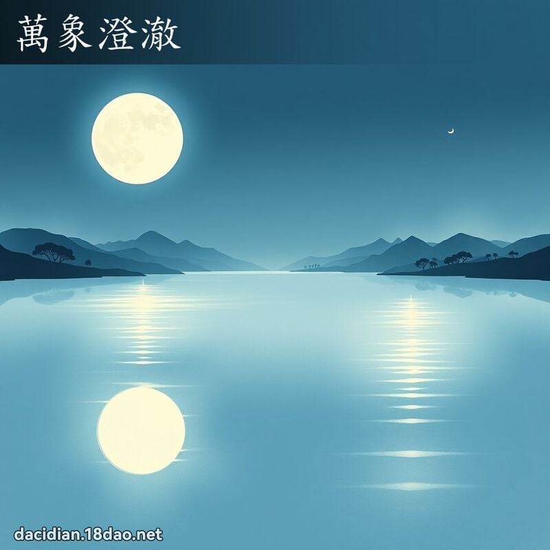 萬象澄澈 配图