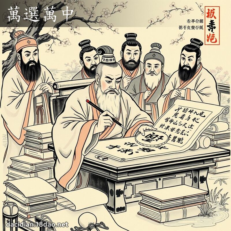 萬選萬中 配图