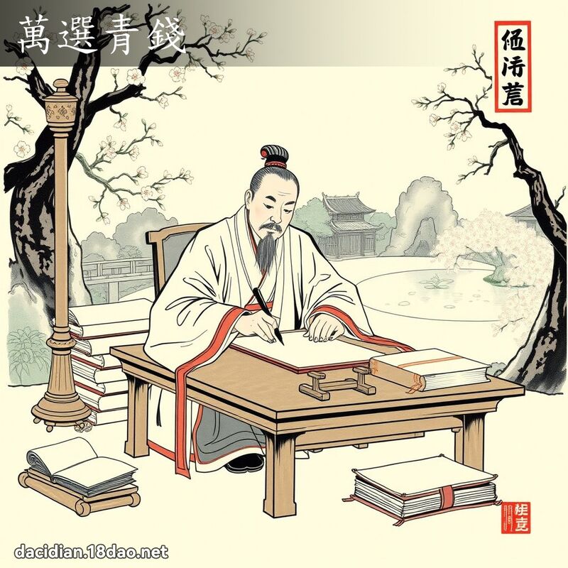 萬選青錢 配图