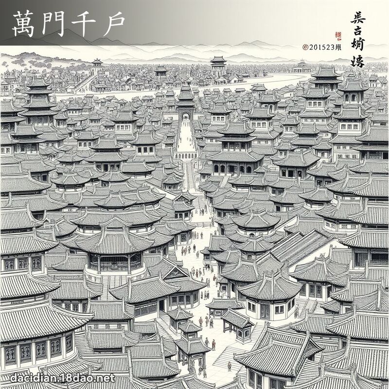 萬門千戶 配图