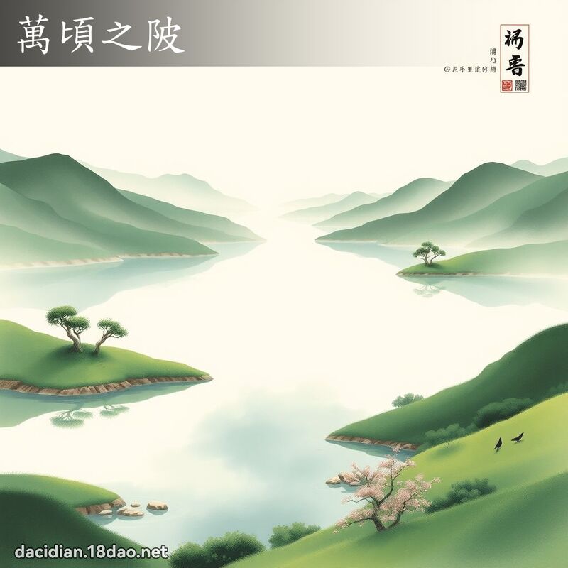 萬頃之陂 配图